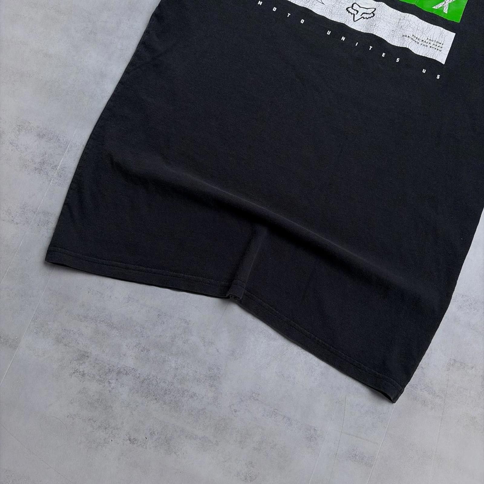 Fox Racing Y2K Black Fox Racing Grunge Skater T-Shirt Size US S / EU 44-46 / 1 - 4 Thumbnail