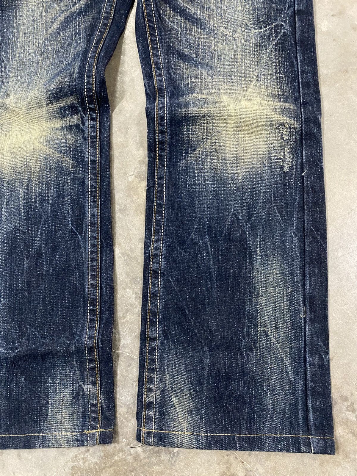 Hysteric Glamour × Le Grande Bleu (L.G.B.) × Tornado Mart Jeans Japanese Red Pepper Claws Distressed Denim @219 Size US 30 / EU 46 - 13 Thumbnail