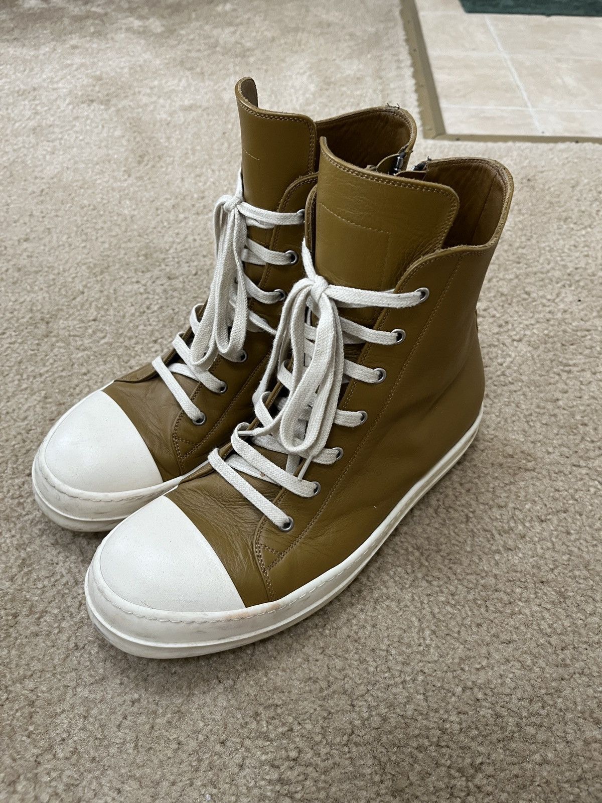 Rick Owens SS23 Rick Owens EDFU Transparent Leather Ramones (43