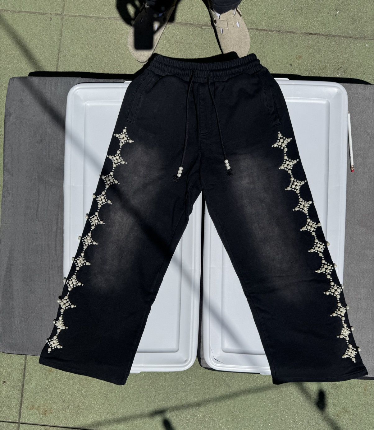 Other Commons Studios Pearled Star Sweatpants Black M Size US 32 / EU 48 - 1 Thumbnail