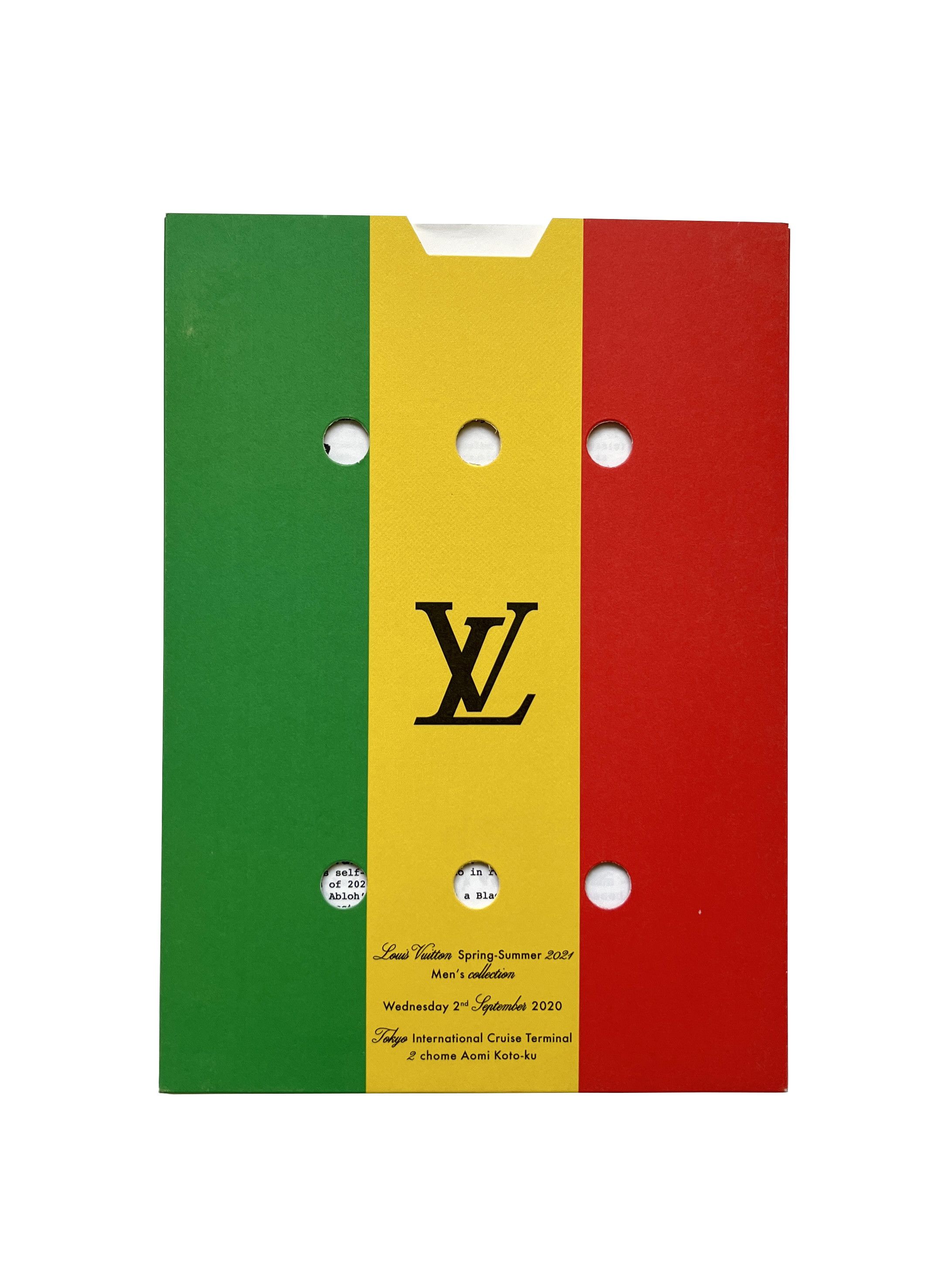 Louis Vuitton × Virgil Abloh ⚡️QUICK SALE⚡️SS2021 Louis Vuitton x Virgil Abloh Show Notes Size ONE SIZE - 2 Thumbnail