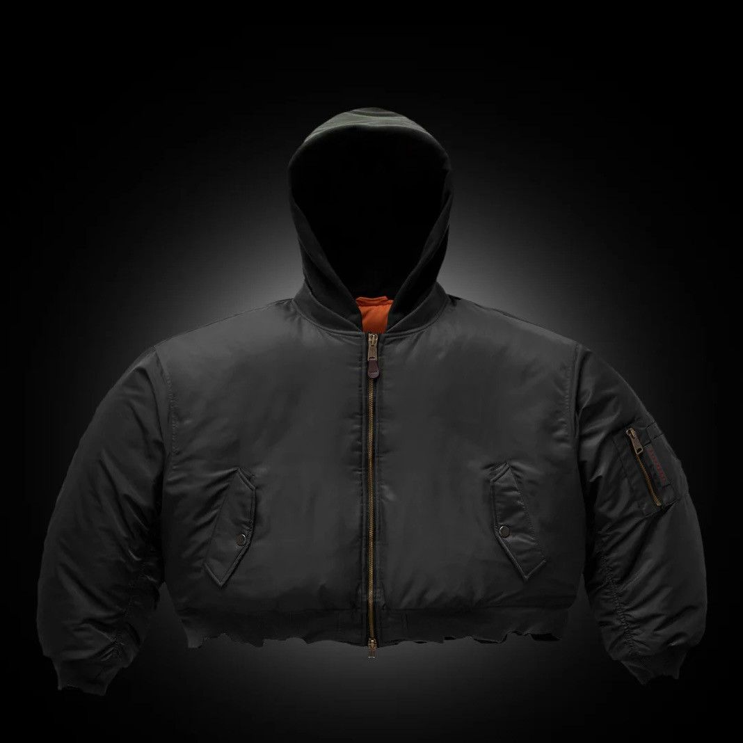 The GV Gallery GV Gallery Raspberry Hills Black Hooded Bomber Jacket (NWOT) Size US L / EU 52-54 / 3 - 1 Thumbnail