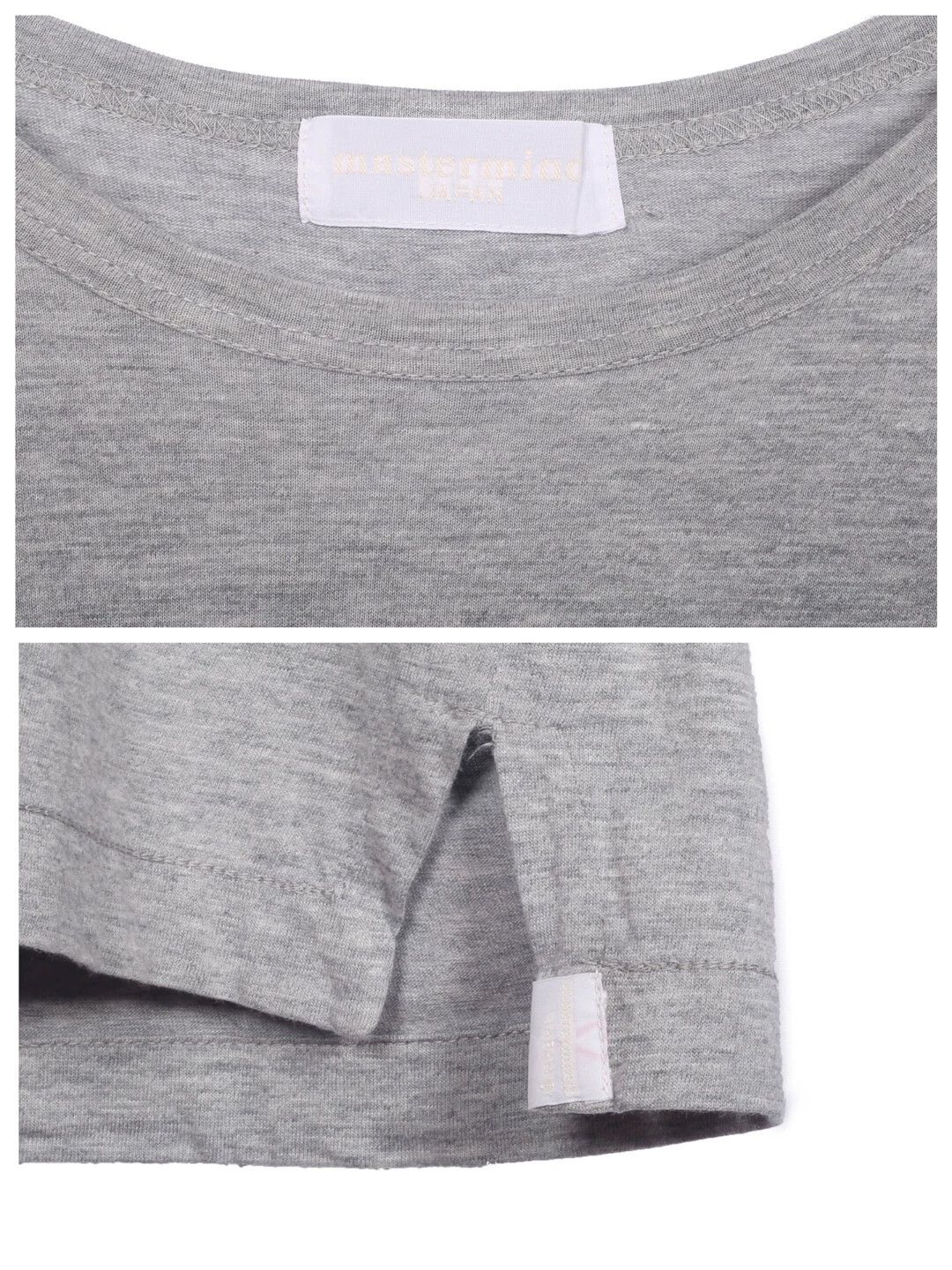 Mastermind Japan MMJ Gray 7/8 Sleeve Rhinestone Skull Tee Size M Size US M / EU 48-50 / 2 - 7 Thumbnail
