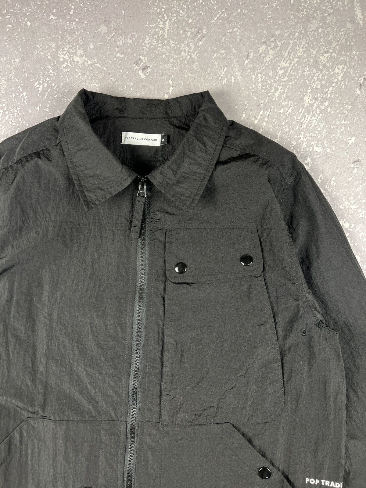 Pop Trading Company Pop Trading Company big Pocket Nylon Overshirt Jacket Tech Size US S / EU 44-46 / 1 - 6 Thumbnail