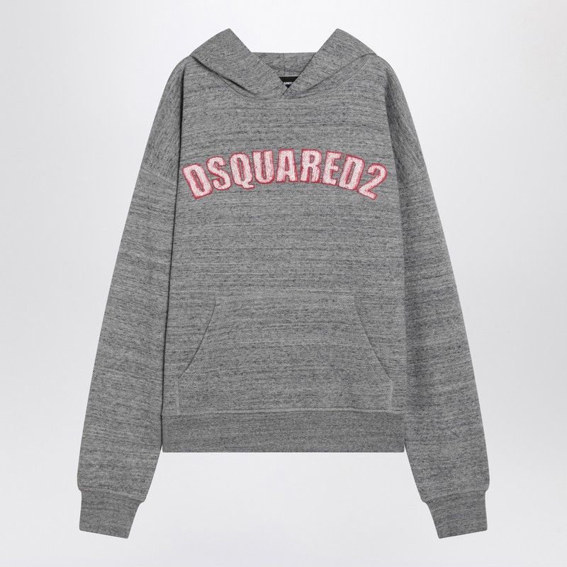 Dsquared2 Dsquared2 Grey Cotton Sweatshirt With Logo Size US M / EU 48-50 / 2 - 1 Thumbnail