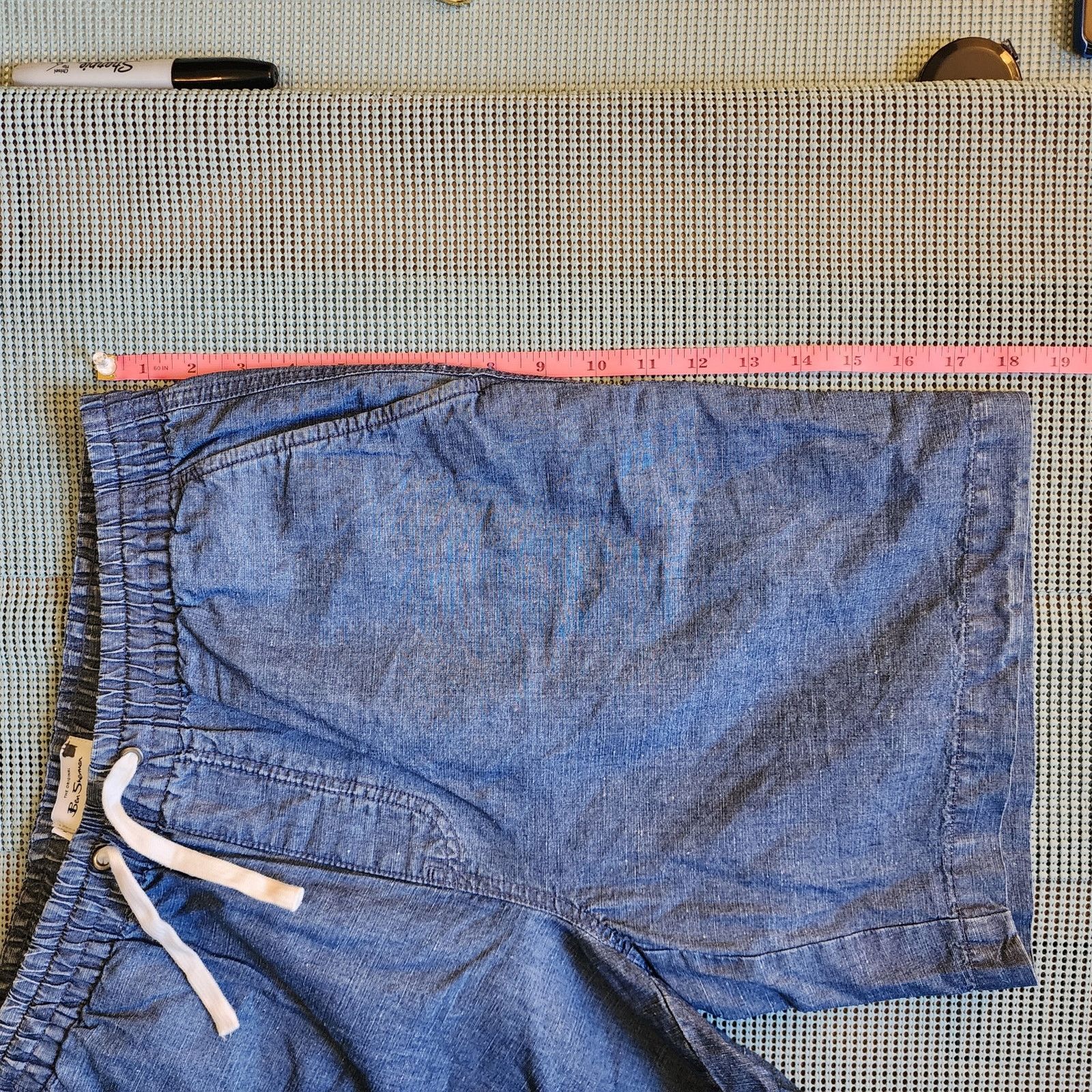 Ben Sherman Men's Ben Sherman Beach Shorts Blue Medium Size US 32 / EU 48 - 5 Thumbnail