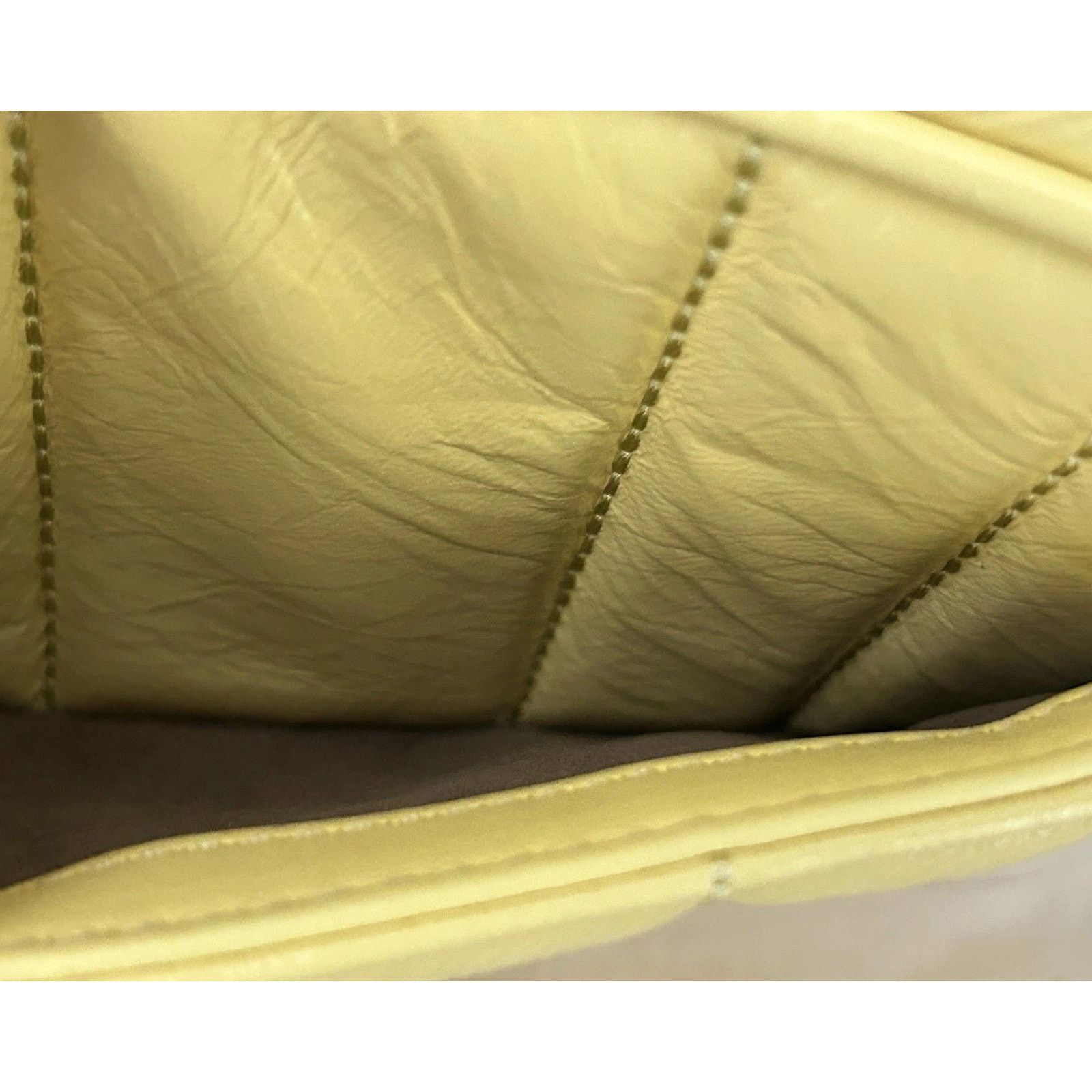 Tory Burch NWT Tory Burch Kira Patent Camera Bag Lemon Yellow 142808 Size ONE SIZE - 18 Thumbnail