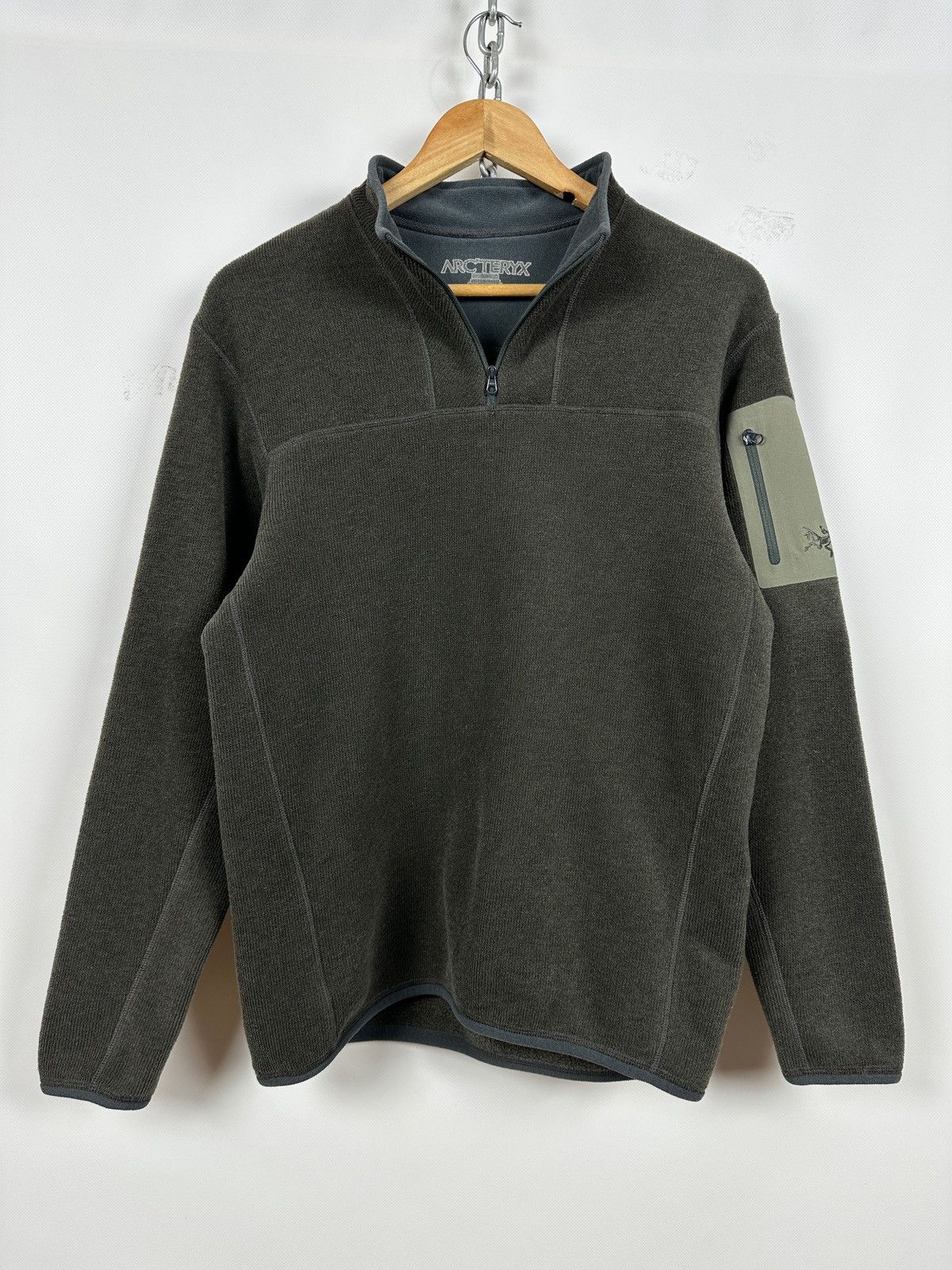 Arc'teryx Vintage Arcteryx Khaki Polartec Fleece Jacket Size US M / EU 48-50 / 2 - 4 Thumbnail