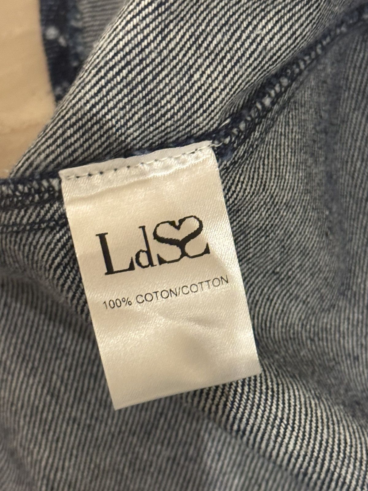 Ludovic De Saint Sernin Monogram Sleeveless Cotton Denim Shirt Size US XS / EU 42 / 0 - 5 Thumbnail