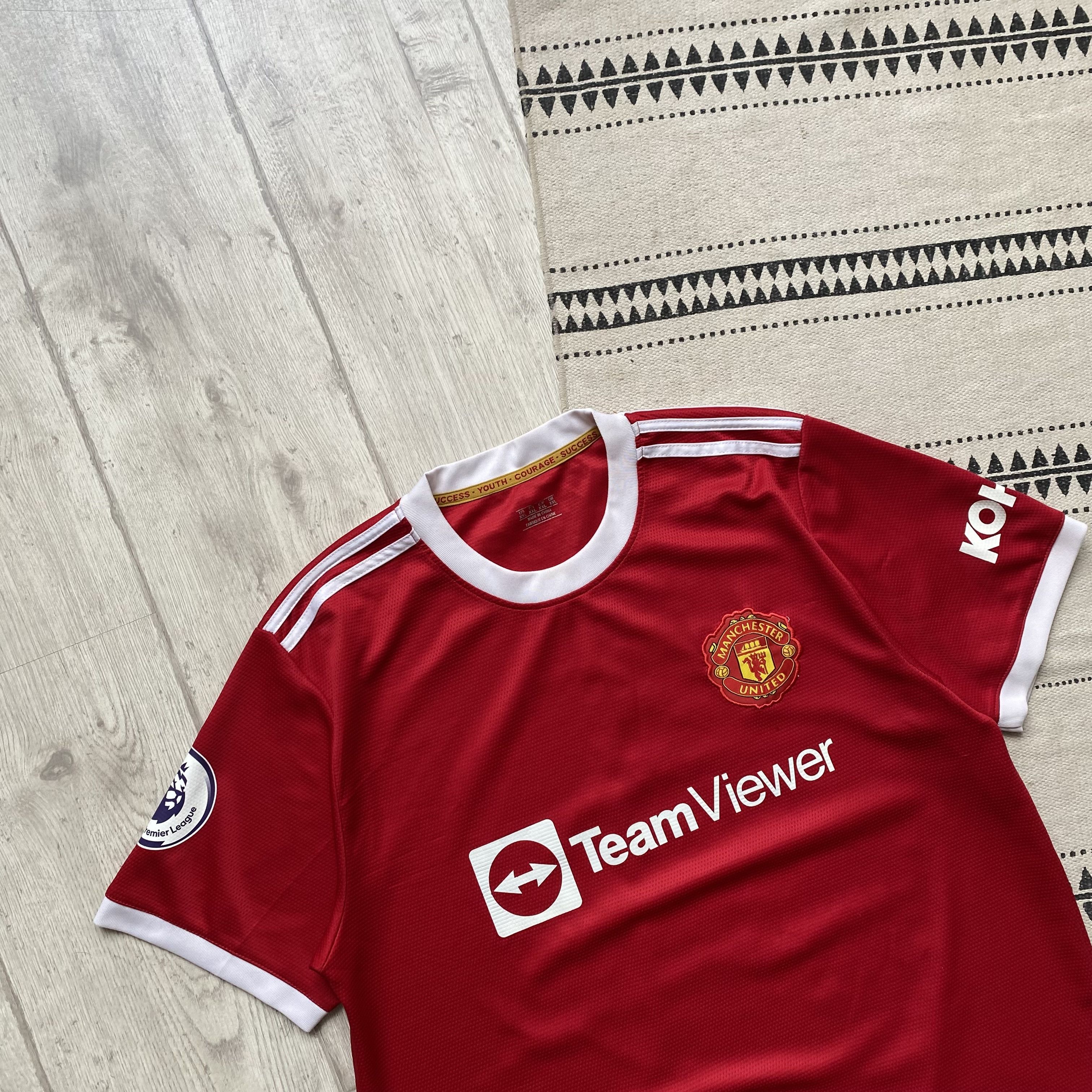 Umbro ⚽️ Vintage Manchester united jersey Blockore Bootleg Size US L / EU 52-54 / 3 - 2 Thumbnail