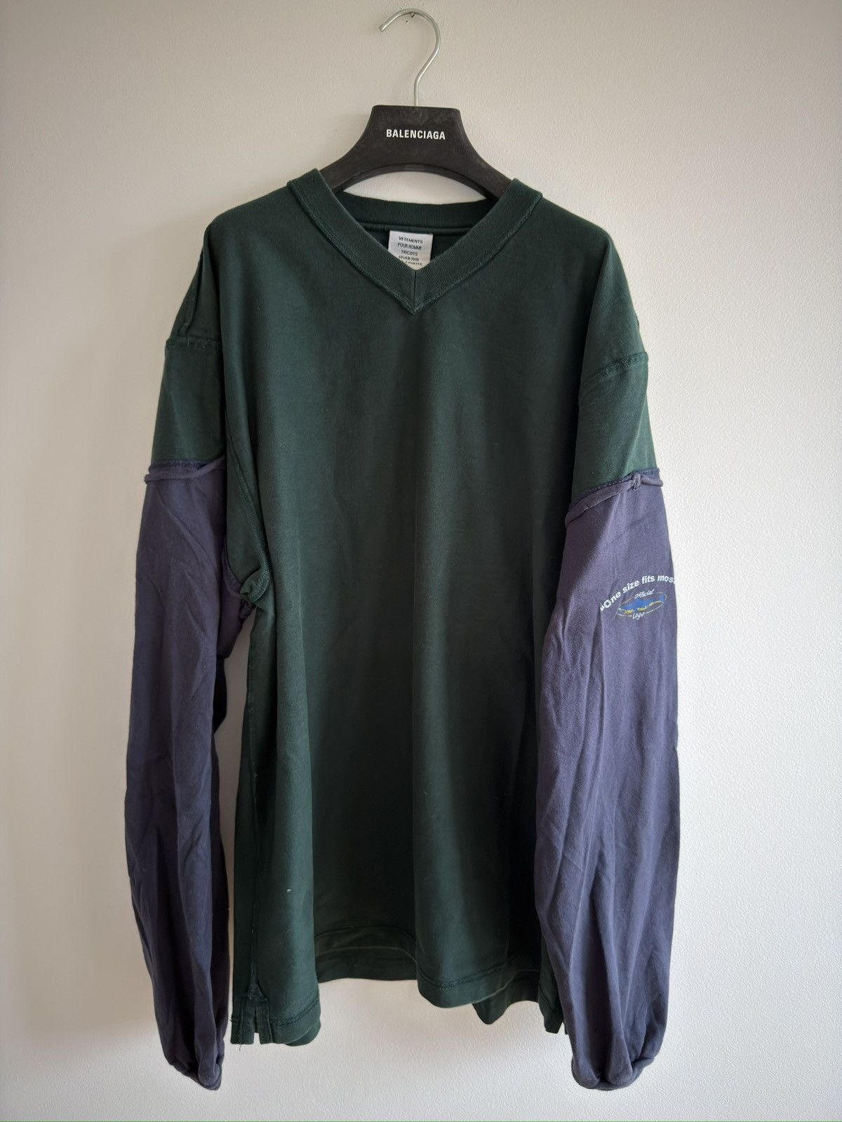 Vetements *RARE* VETEMENTS DEMNA GVASALIA REWORKED LONGSLEEVE Size US XS / EU 42 / 0 - 13 Thumbnail