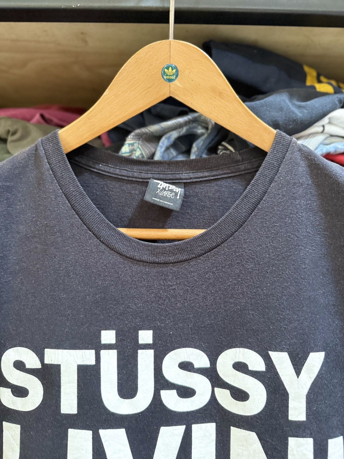 Stussy Vintage Stussy Livin XL Streetwear Faded Tee Size US XL / EU 56 / 4 - 5 Thumbnail
