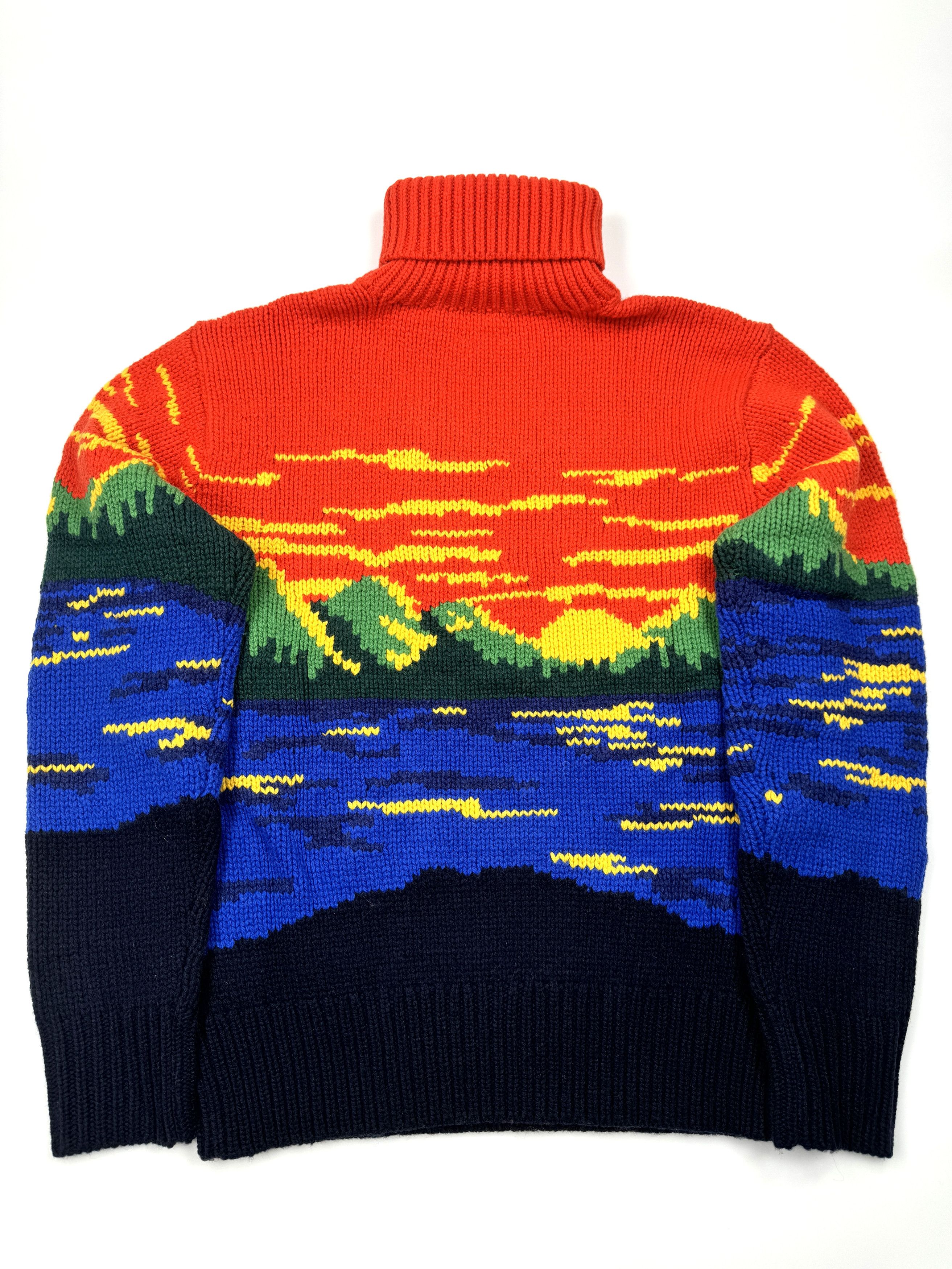 Polo Ralph Lauren RALPH LAUREN POLO SPORTSMAN WOLF HOWL TURTLENECK SWEATER Size US XXL / EU 58 / 5 - 7 Thumbnail