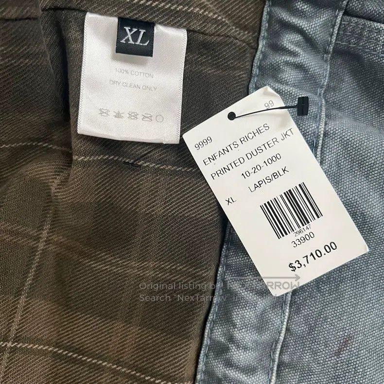 Enfants Riches Deprimes Enfants Riches Deprimes Hunting heavy-duty washed jacket Size US XL / EU 56 / 4 - 7 Thumbnail