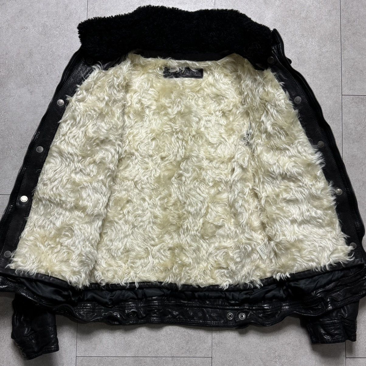 Neil Barrett Neil Barrett Shearling Fur Buffalo Leather Jacket Size US S / EU 44-46 / 1 - 2 Thumbnail