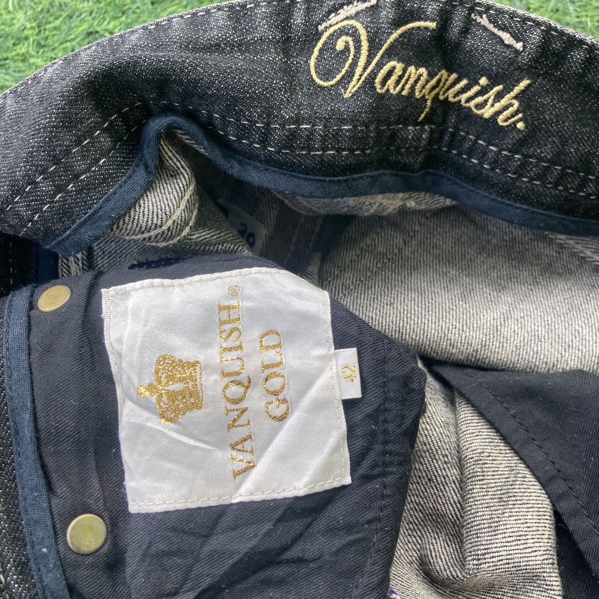 If Six Was Nine × Vanquish VANQUISH GOLD FLARED JEANS Size 30" / US 8 / IT 44 - 10 Thumbnail