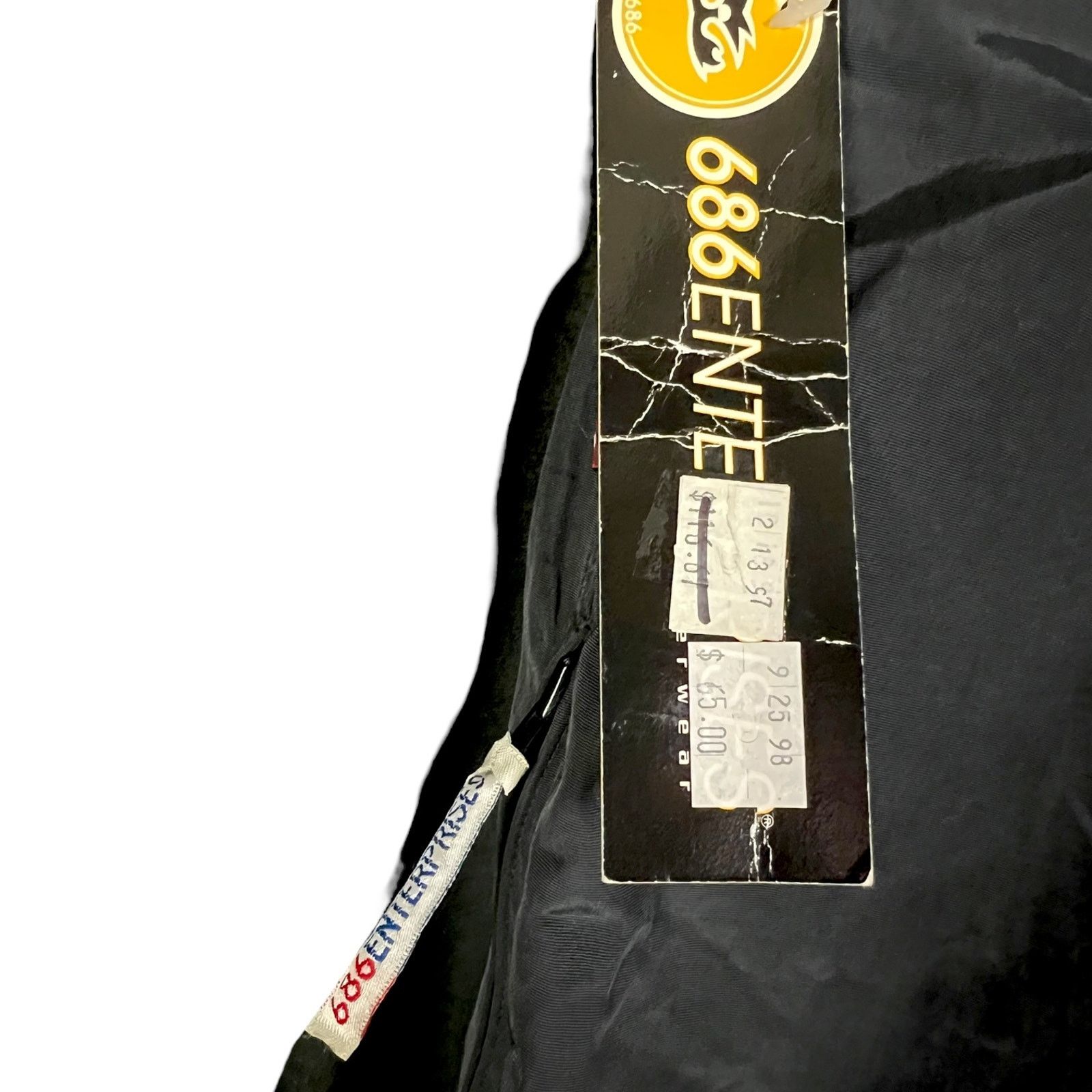 686 Vintage 686 Enterprises Men's Medium Black Snowboarding NWT Size US 34 / EU 50 - 6 Thumbnail