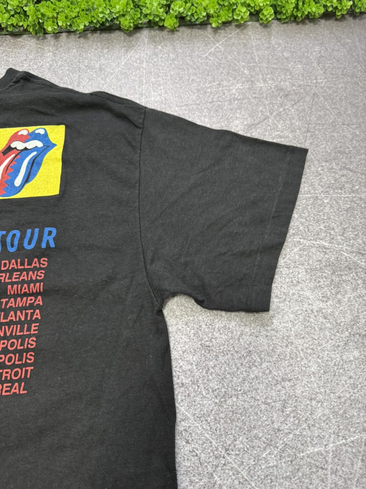 Band Tees Rolling Stones 1989 Steel Wheels Tour Concert T Shirt 50/50 Size US XL / EU 56 / 4 - 19 Thumbnail