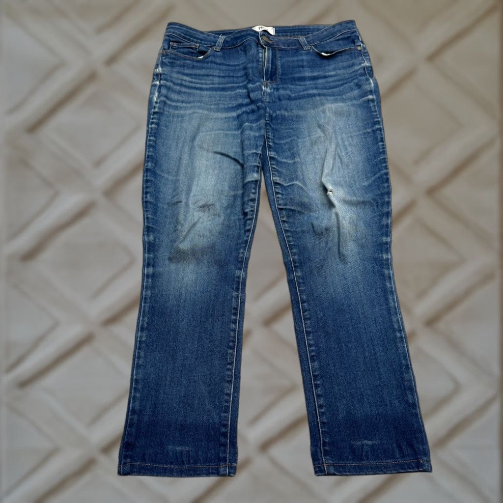 Paige Paige Skyline Jeans Womens 32 Blue Denim 5-Pocket Stretch Skinny Regular Size 24" / US 00 / IT 34 - 1 Thumbnail