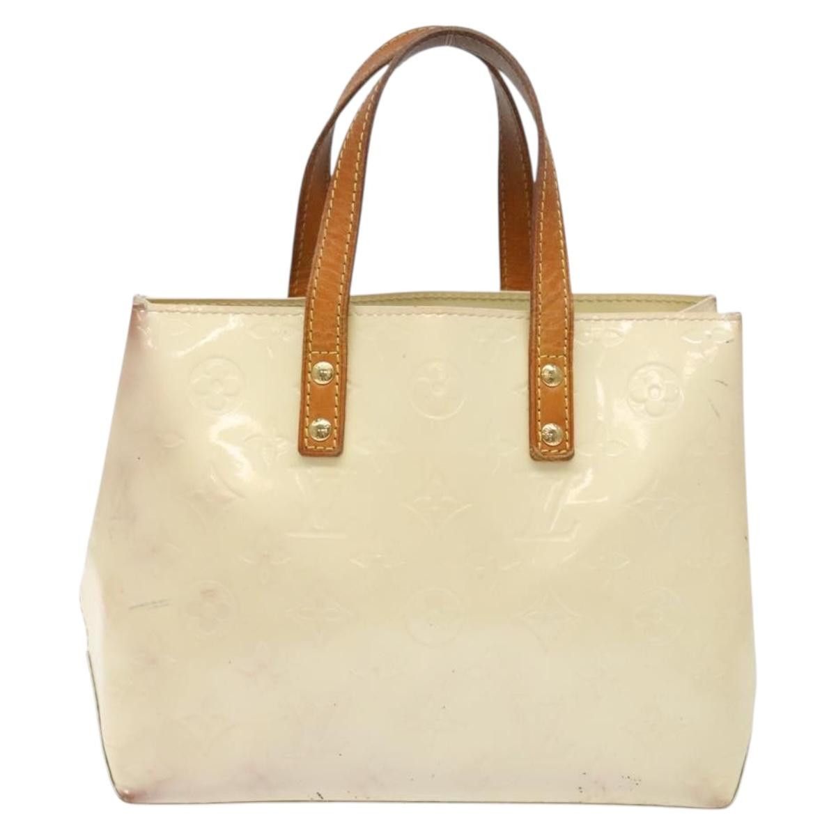 Louis Vuitton LOUIS VUITTON Monogram Vernis Reade PM Hand Bag Perle M91336 Size ONE SIZE - 2 Thumbnail