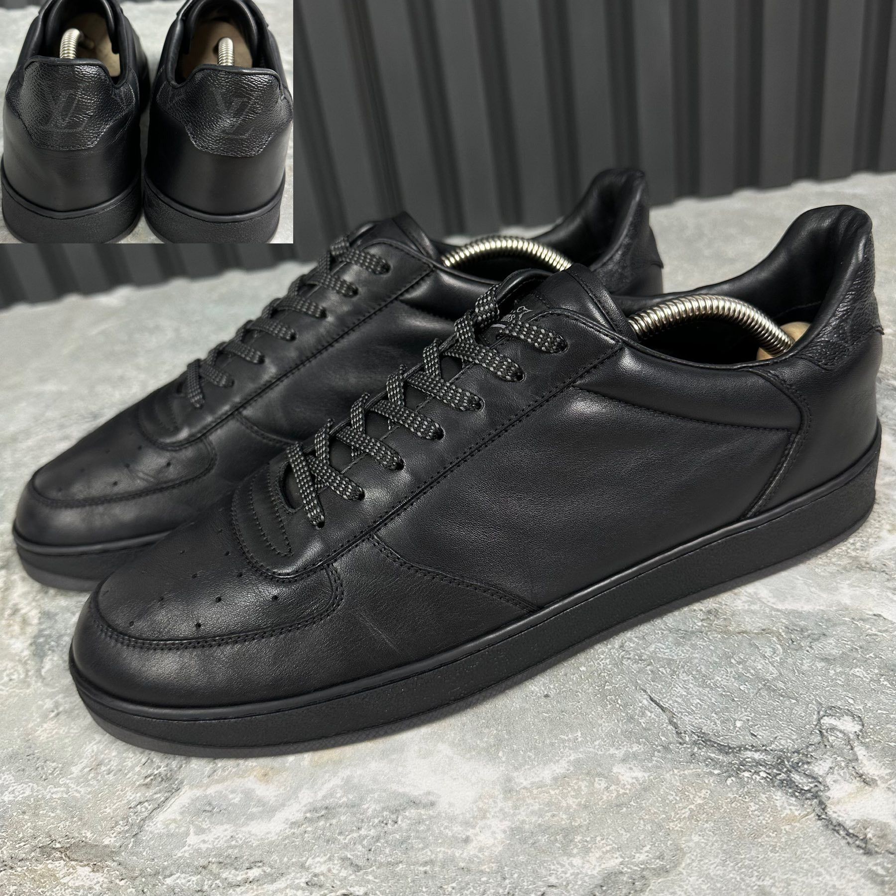 Louis Vuitton Louis Vuitton Rivoli Sneaker Leather Monogram Canva Size US 8.5 / EU 41-42 - 1 Thumbnail