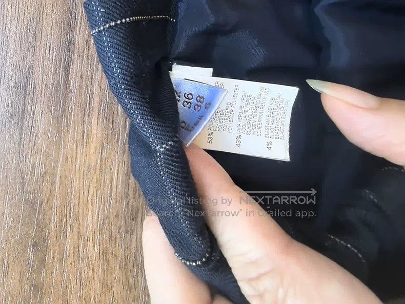 Brunello Cucinelli Brunello Cucinelli Wool diamond pattern sequin skirt Size 27" / US 4 / IT 40 - 5 Thumbnail