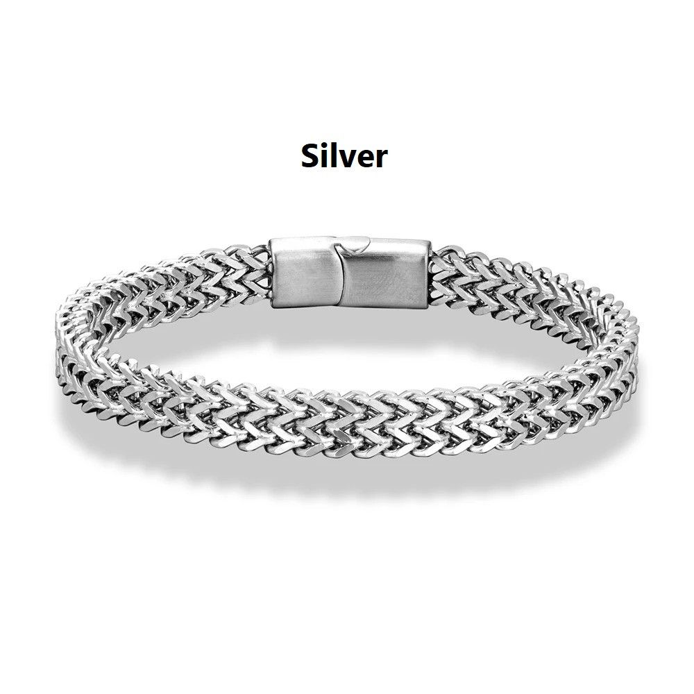 Other 8MM Curb Chain Link Bracelet Stainless Bangles Gift For Him Size ONE SIZE - 10 Thumbnail