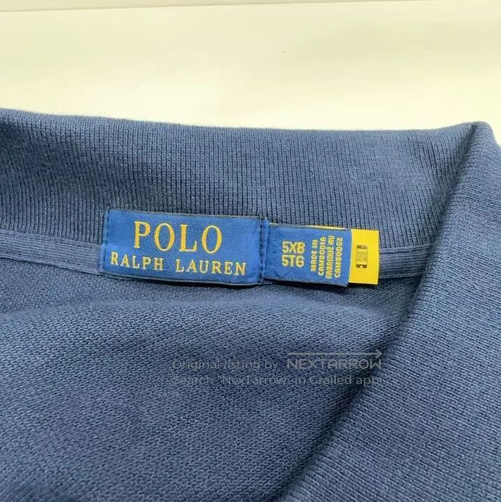 Polo Ralph Lauren Polo Ralph Lauren Solid Big Horse Embroidery Polo Shirt. Size US XL / EU 56 / 4 - 4 Thumbnail