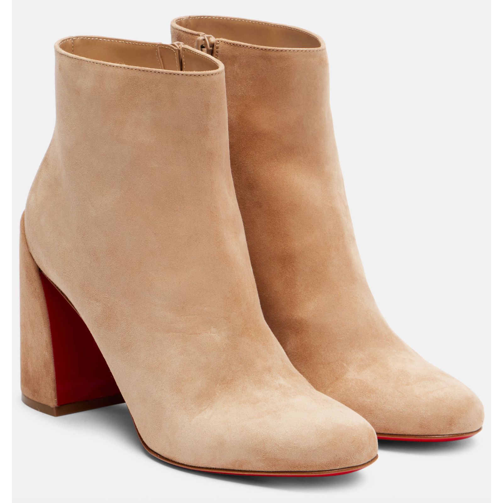 Christian Louboutin Christian Louboutin Turela 85 Suede Ankle Block Boot 39.5 Size US 9.5 / IT 39.5 - 1 Thumbnail