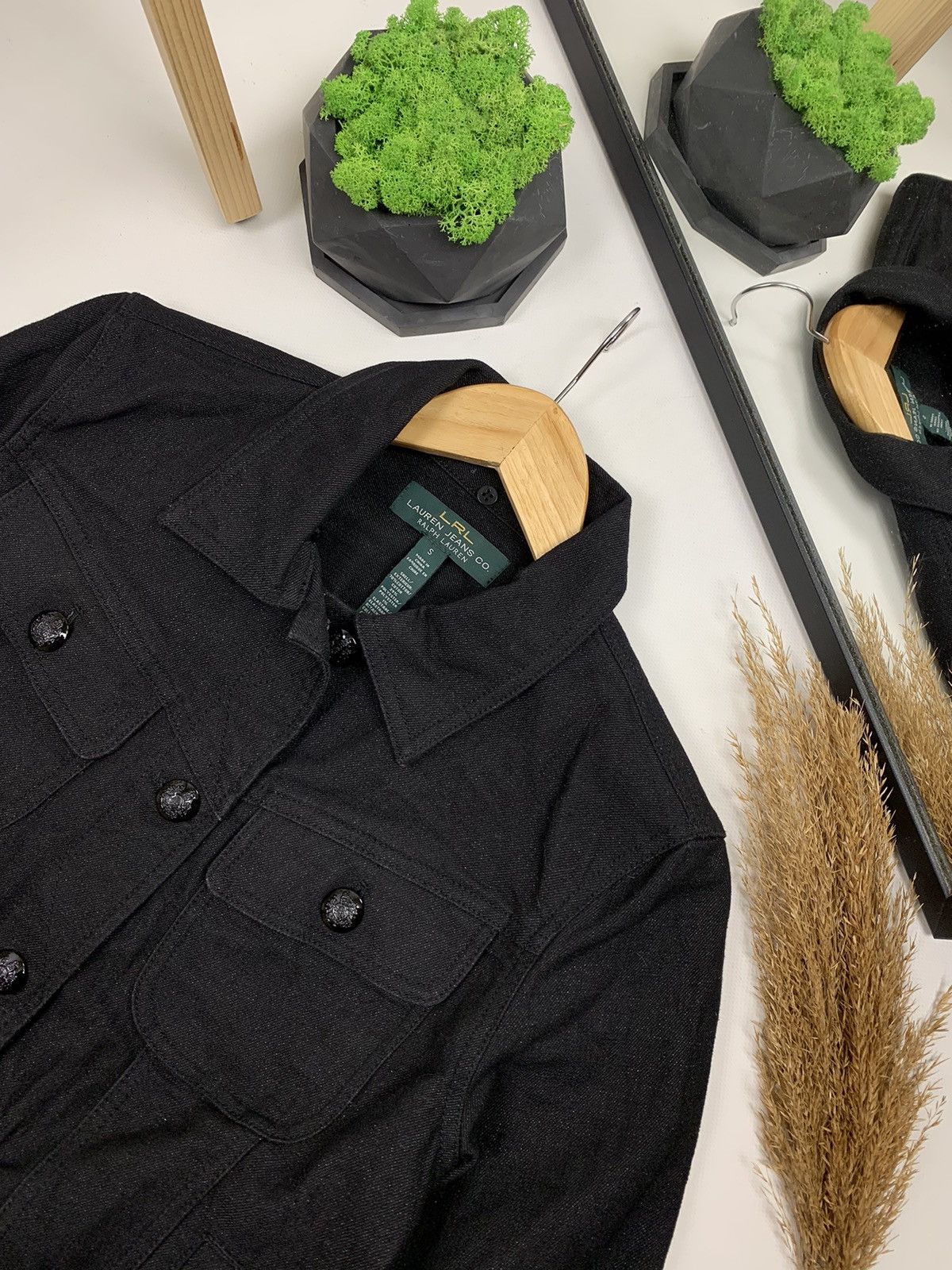 Designer × Lauren Ralph Lauren × RRL Ralph Lauren Lauren Ralph Lauren LRL Diamond Denim Jacket Size S / US 4 / IT 40 - 9 Thumbnail