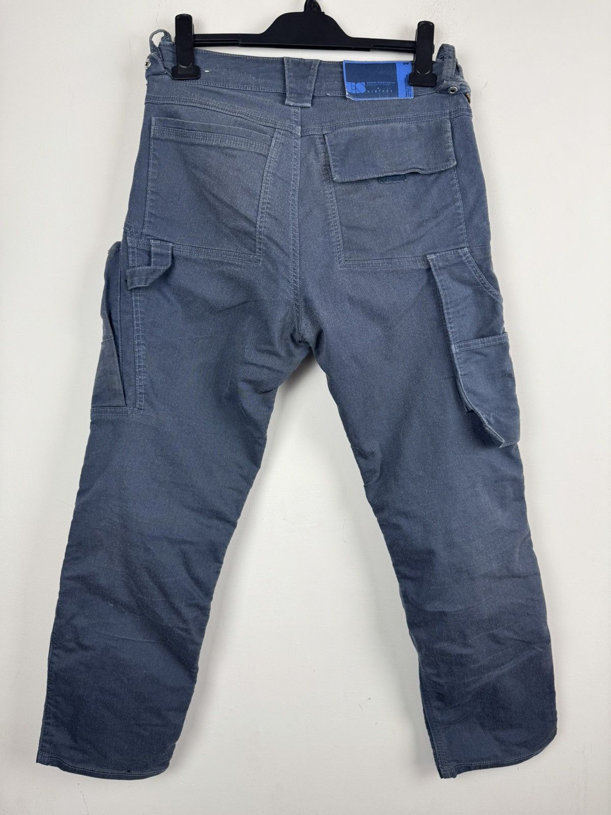 Vintage Vintage Engelbert Strauss Distressed Faded Work Cargo Pants Size US 33 - 2 Thumbnail