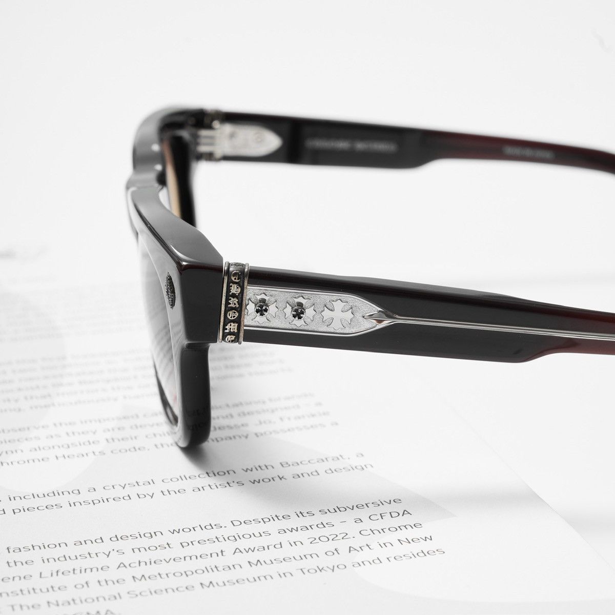 Chrome Hearts CHROME HEARTS DICK FITZENER CLASSIC BROWN GLASSES Size ONE SIZE - 3 Thumbnail