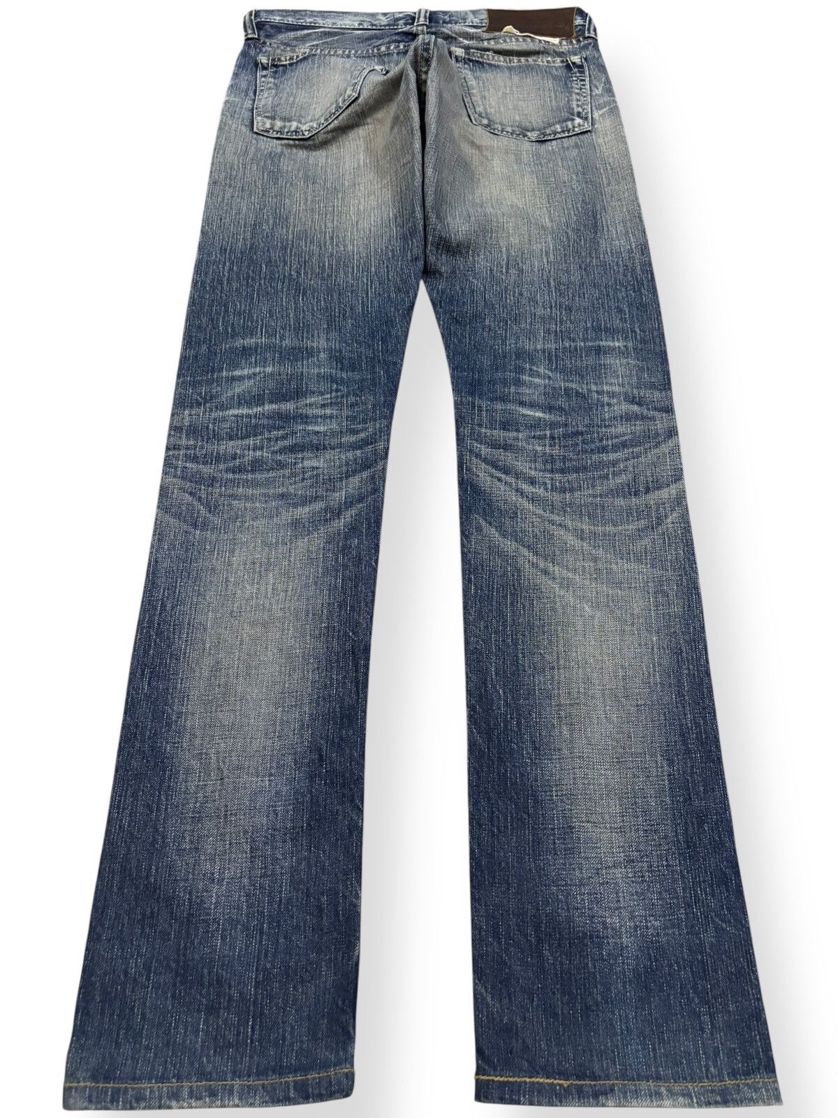 Junya Watanabe Vintage Japanese Brand Johnbull Selvedge Distressed Jeans Size US 29 - 3 Thumbnail