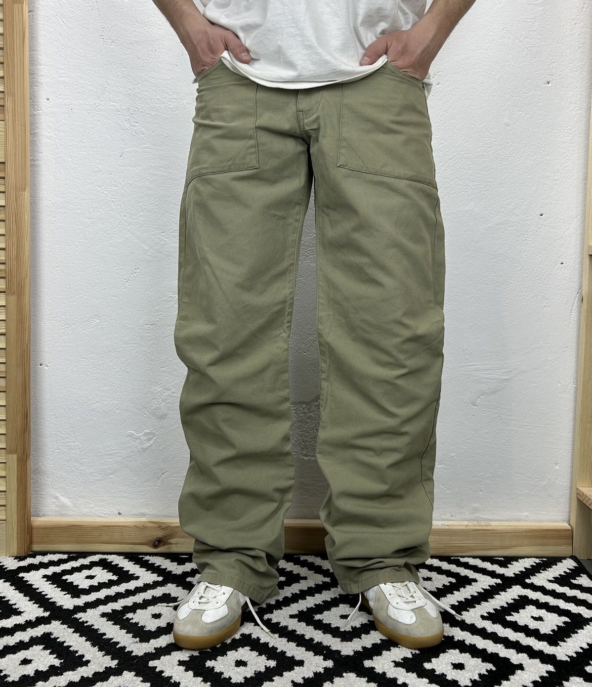 Quiksilver × Vintage Quiksilver Vintage Baggy Pant size 30 Size US 30 / EU 46 - 1 Thumbnail