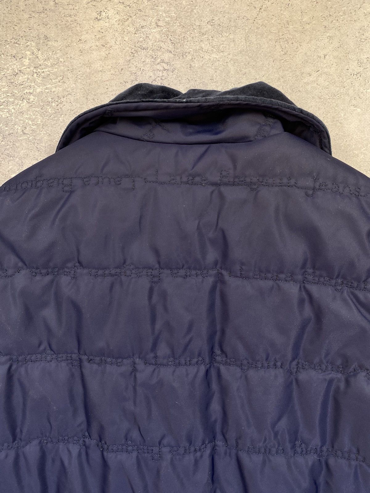Laura Biagiotti Laura Biagiotti Jeans Women’s Monogram Blue Jacket Size 42 Size M / US 6-8 / IT 42-44 - 10 Thumbnail