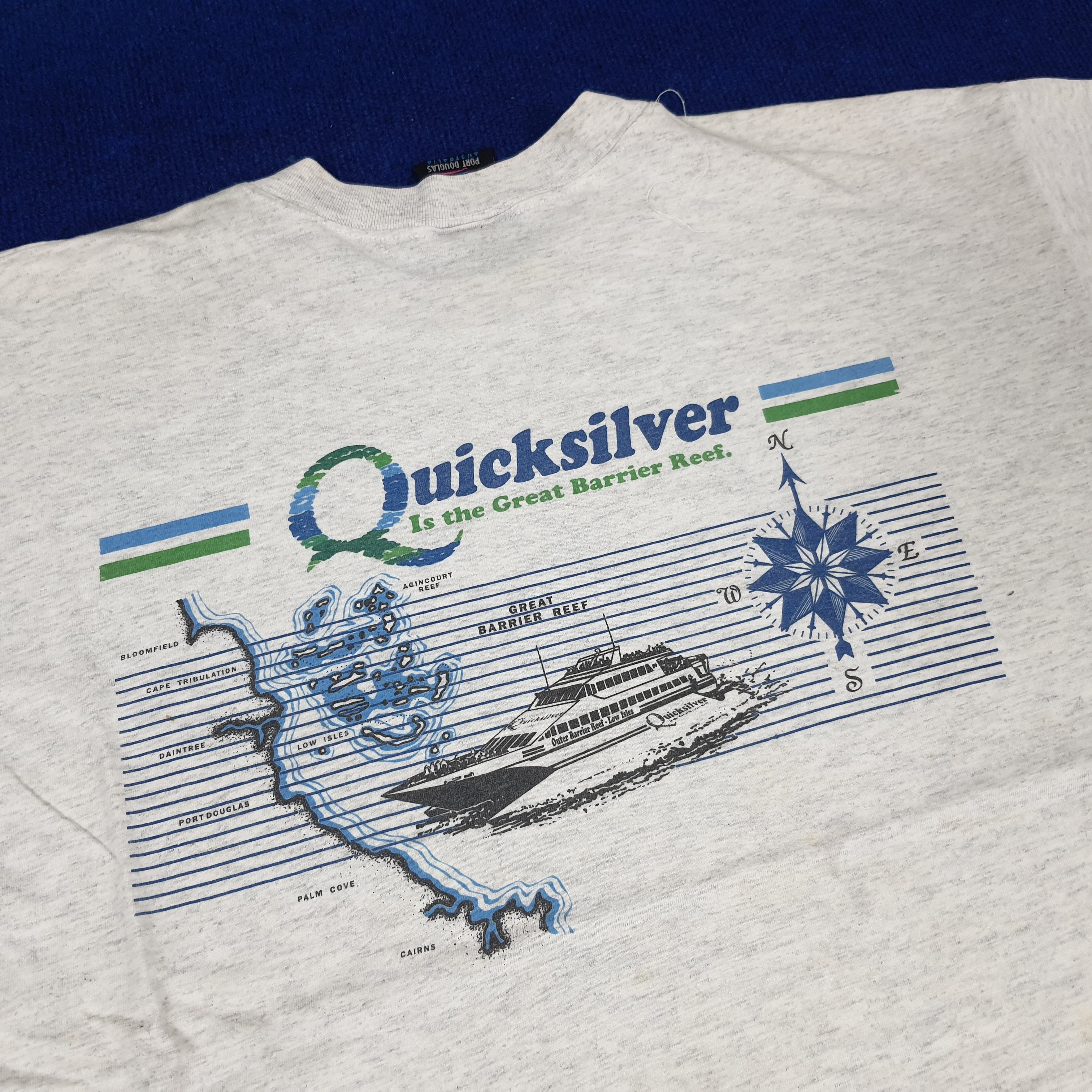 Quicksilver × Vintage Vintage Quicksilver Port Douglas Australia T-shirts Size US XL / EU 56 / 4 - 2 Thumbnail