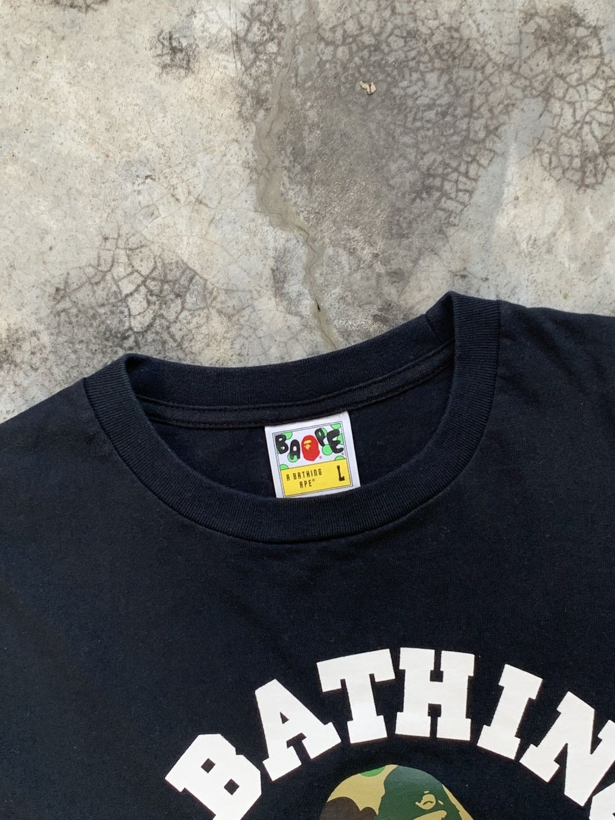 Bape 1st OG Bape Camo College Tee Size US L / EU 52-54 / 3 - 3 Thumbnail