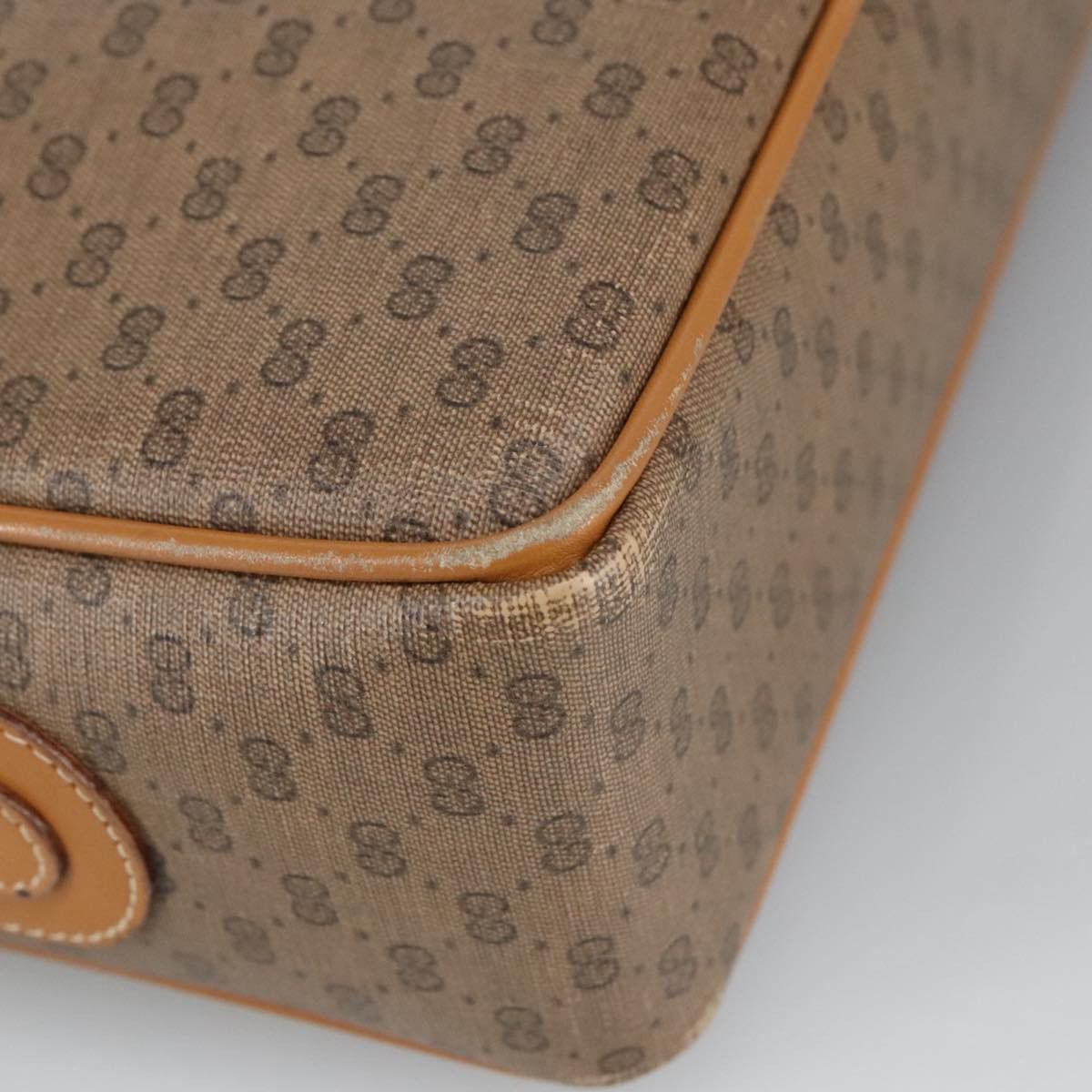 Gucci GUCCI Micro GG Supreme Shoulder Bag Pvc Leather Beige Gold Size ONE SIZE - 11 Thumbnail
