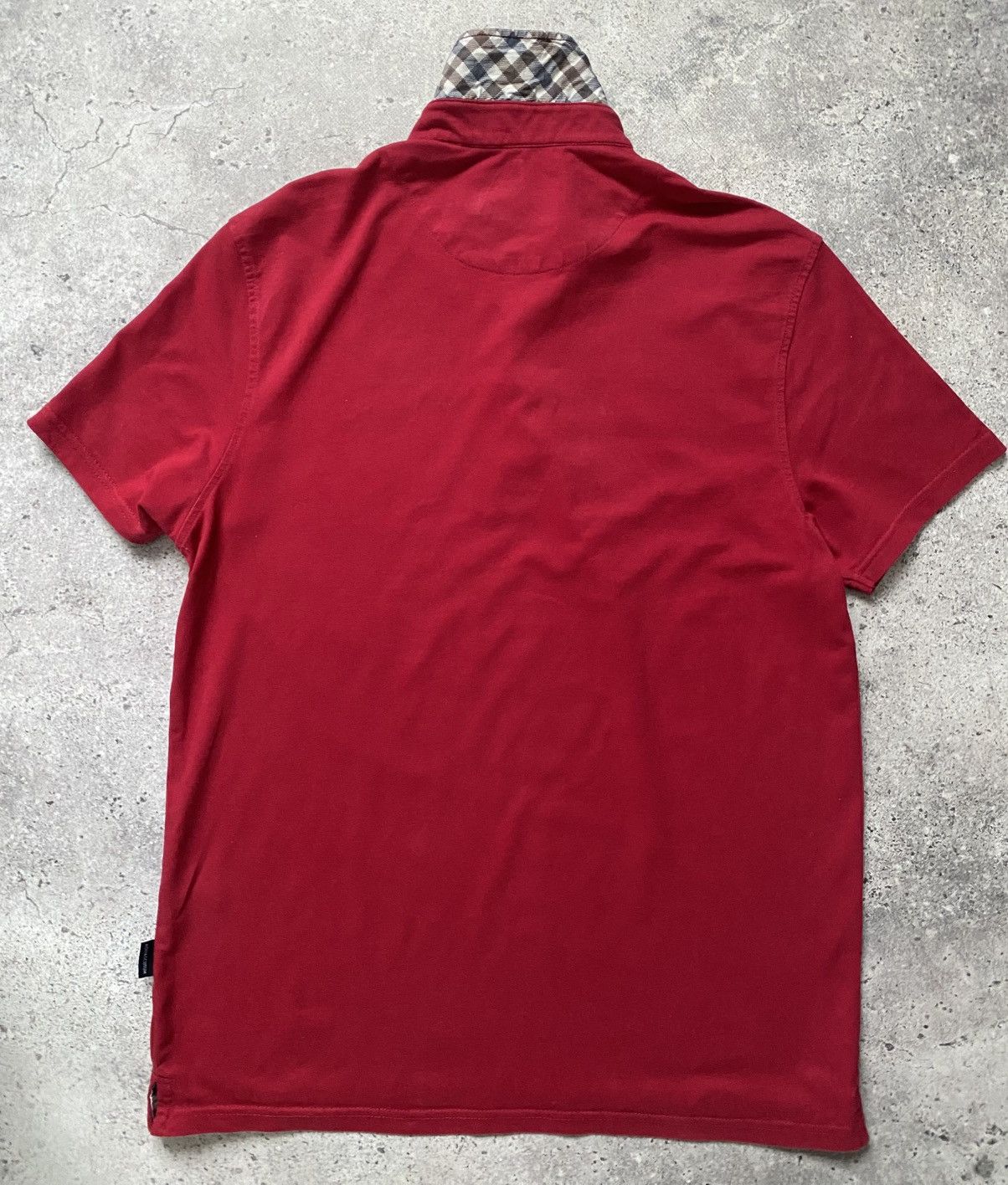 Aquascutum Aquascutum London T-Shirt Polo Men’s Size L Red Short Sleeve Size US L / EU 52-54 / 3 - 10 Thumbnail