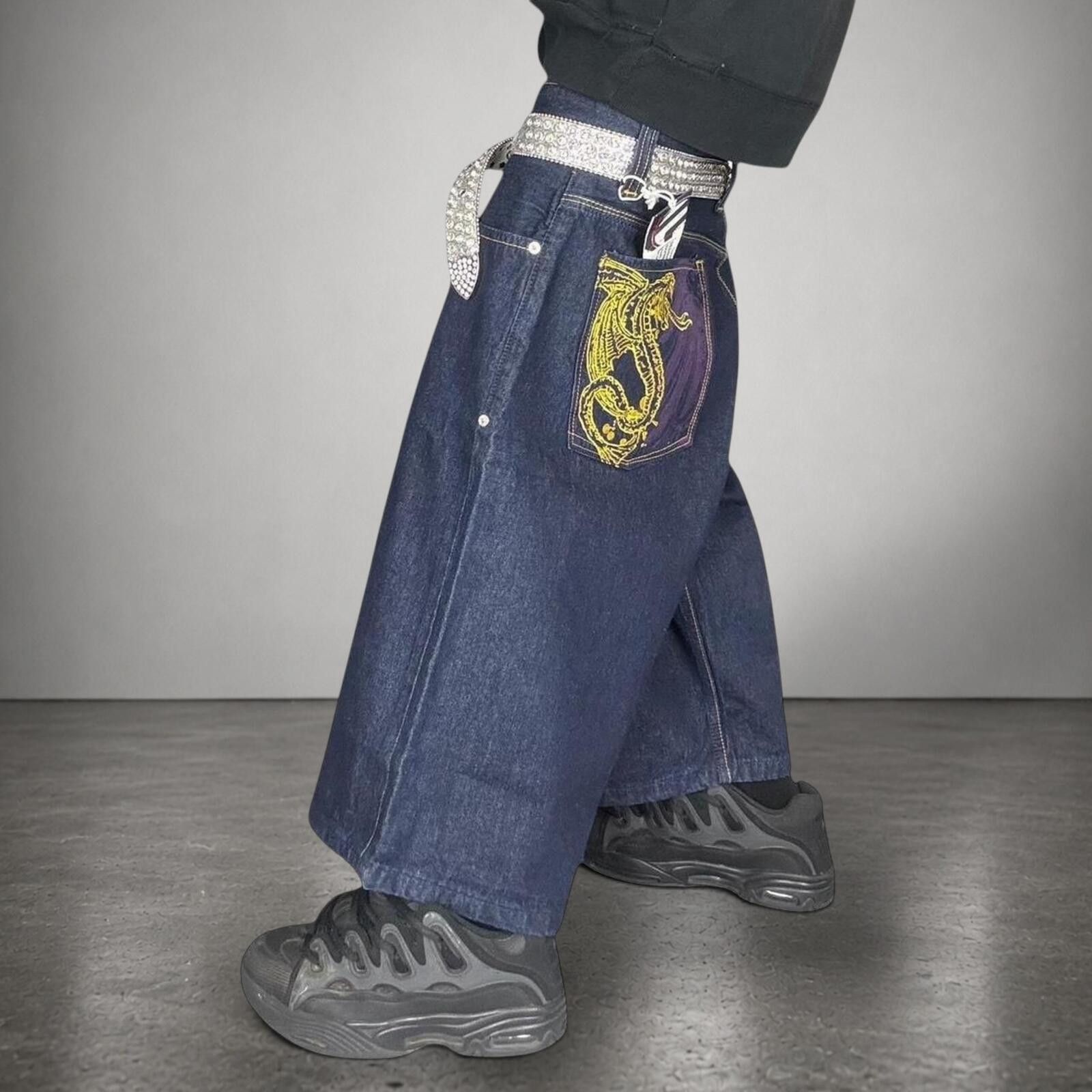 Pepe Jeans Pepe Y2K Wide Leg Baggy Grunge Jorts Size US 38 / EU 54 - 1 Thumbnail