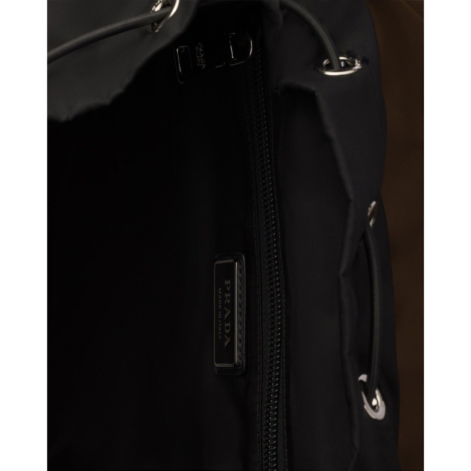 Prada PRADA $4500 Black/Burnt Backpack New & Authentic Size ONE SIZE - 4 Thumbnail