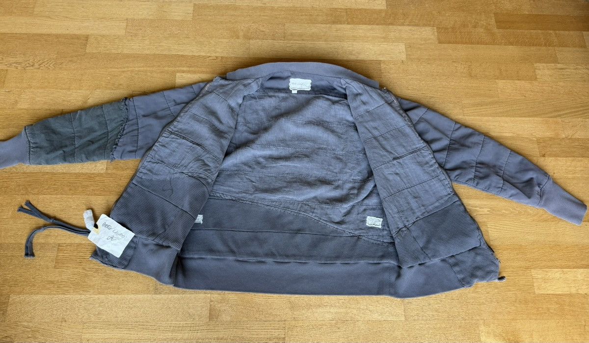Greg Lauren NWOT 2500$ 50/50 Quilted Charcoal Flight Jacket Size US L / EU 52-54 / 3 - 18 Thumbnail