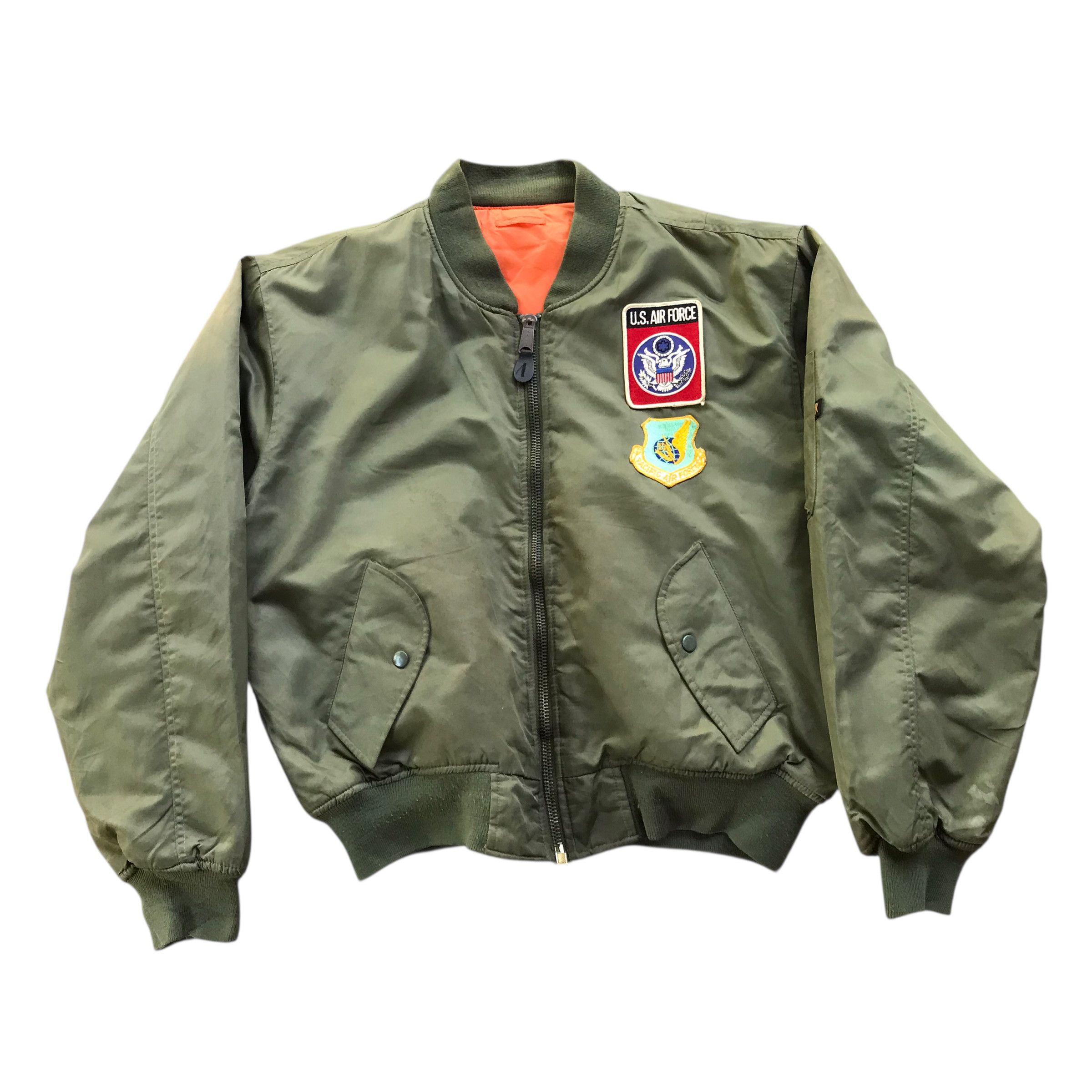 Avirex Rare Vintage Us Air Force Ma1 Bomber Jacket / Large size Size US L / EU 52-54 / 3 - 4 Thumbnail