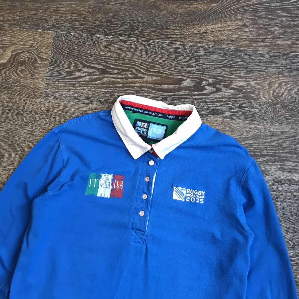 Vintage Vintage Italy Italia rugby jersey long sleeve polo Size US S / EU 44-46 / 1 - 2 Thumbnail