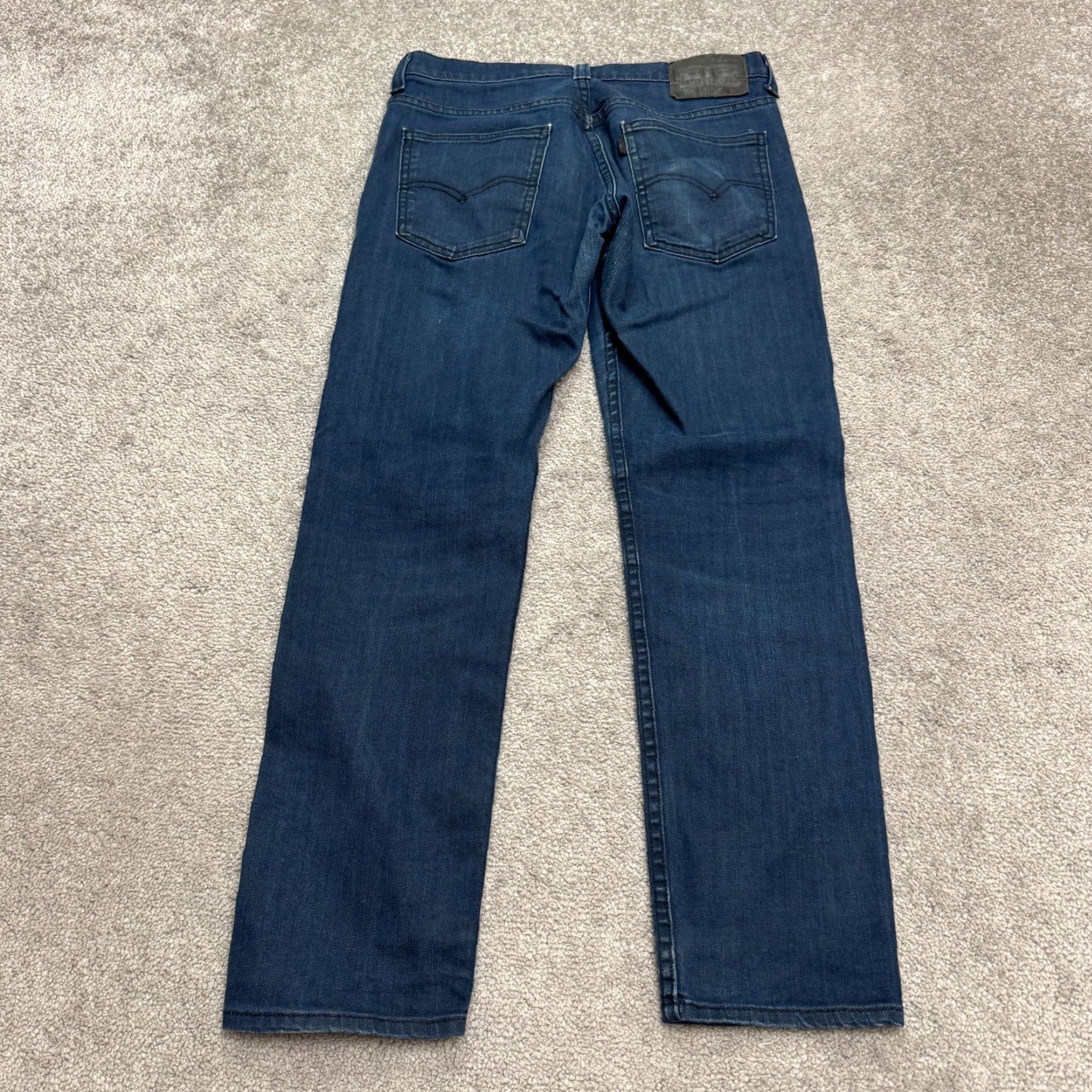 Levi's Levi's 508 Denim Jeans Mens 29x30 Blue Dark Wash Cotton Stretch Tapered Regular 5-Pocket USA Streetwear Mens Size US 29 - 2 Thumbnail