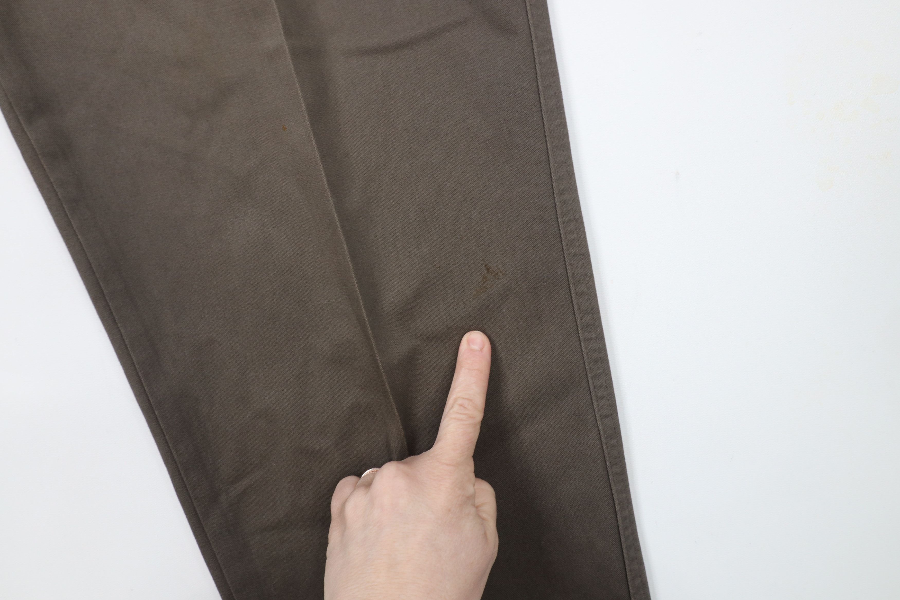 Vintage Vintage 90s Streetwear Pleated Cuffed Chino Pants Cotton Size US 34 / EU 50 - 5 Thumbnail