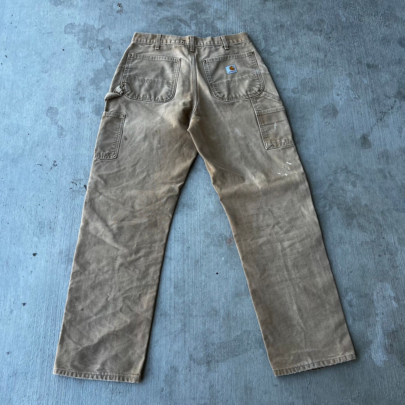 Carhartt × Vintage Carhartt faded brown double knee work wear carpenter pants Size US 30 / EU 46 - 5 Thumbnail