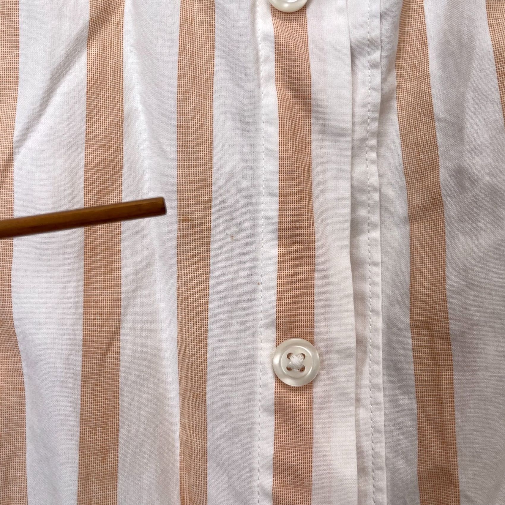 Bonobos Bonobos Shirt Mens Large White Tailored Fit Striped Cotton Button Down Size US L / EU 52-54 / 3 - 3 Thumbnail