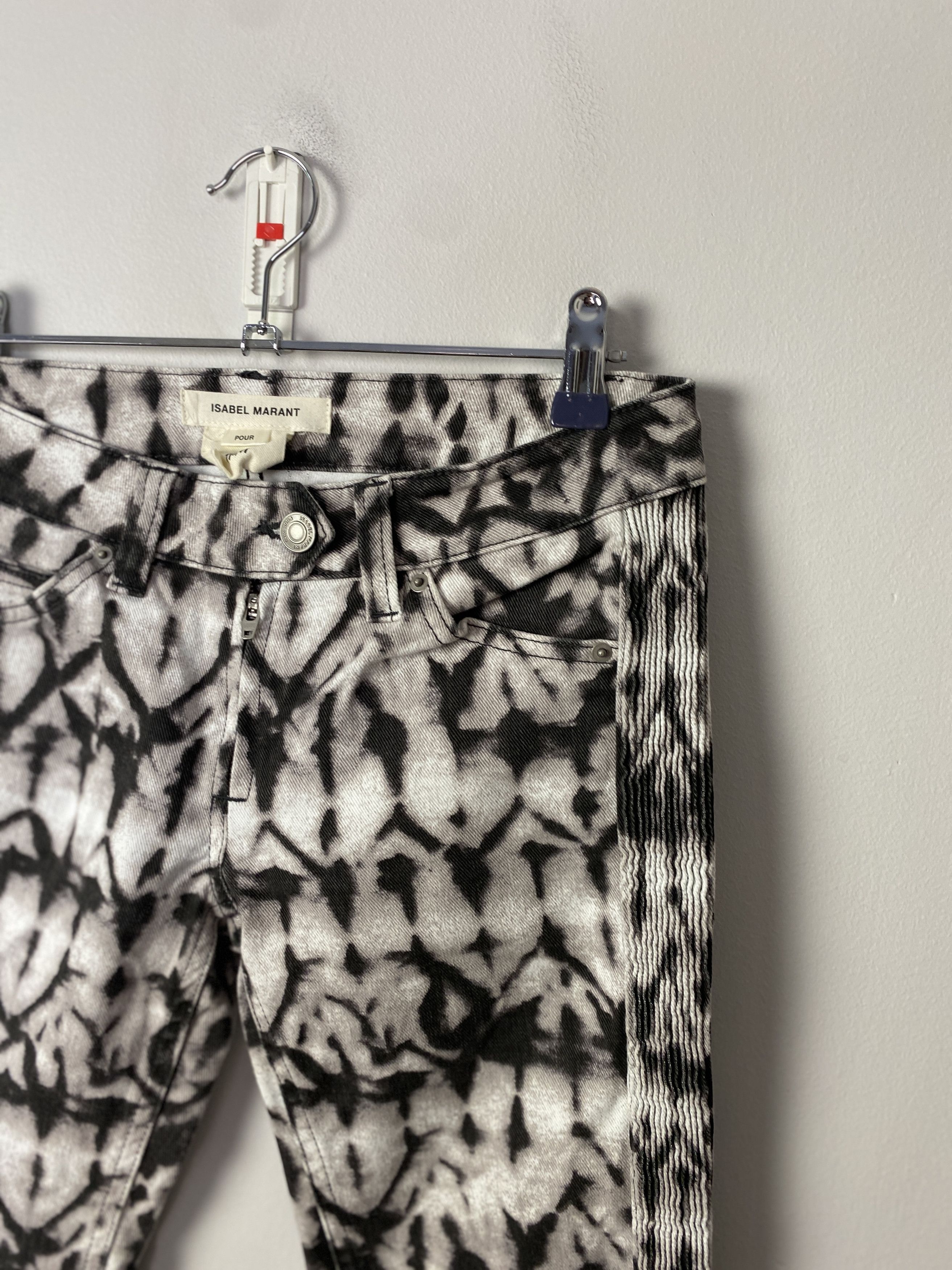 H&M × Isabel Marant Isabel Marant pour H&M printed jeans pants Size 25" / US 0 / IT 36 - 2 Thumbnail