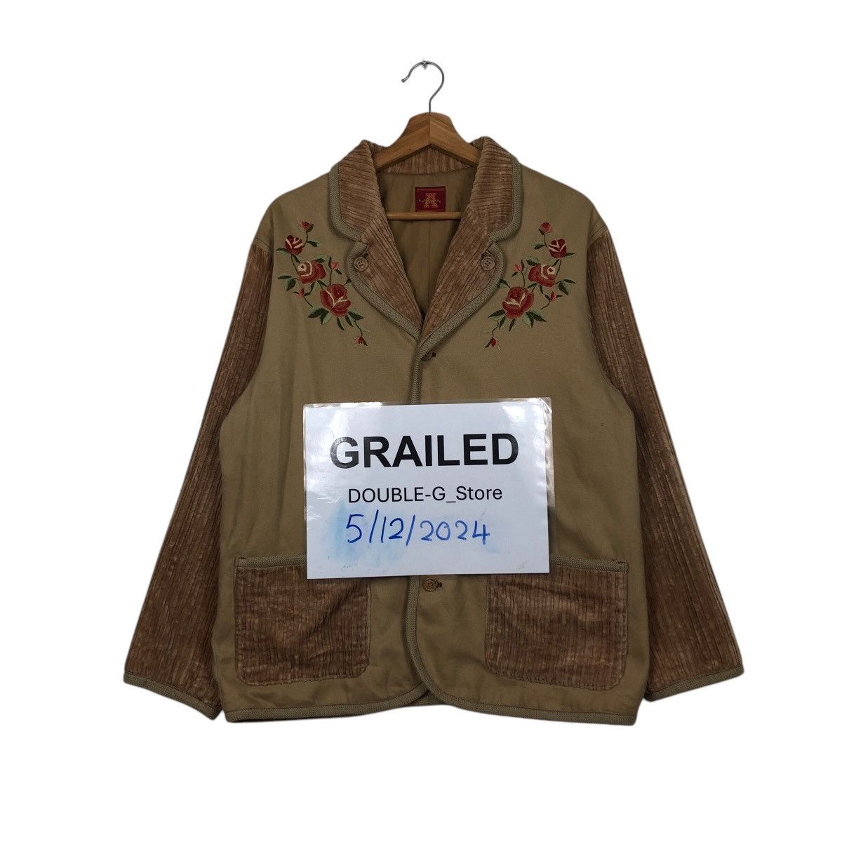 Japanese Brand 📌Vintage Chore Button Jacket Angelique Double Pockets Size US M / EU 48-50 / 2 - 1 Thumbnail